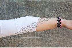 Forearm Woman Casual Shirt T shirt Average Street photo references